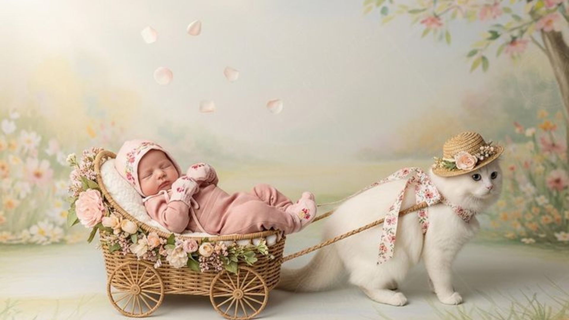 Two beautiful girls posing together, one in a red dress and the other in a green outfit.